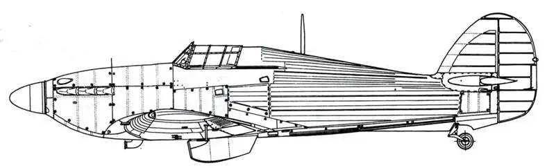 Hawker Hurricane MkIIB советский вариант с четырьмя 127мм пулеметами БС - фото 55