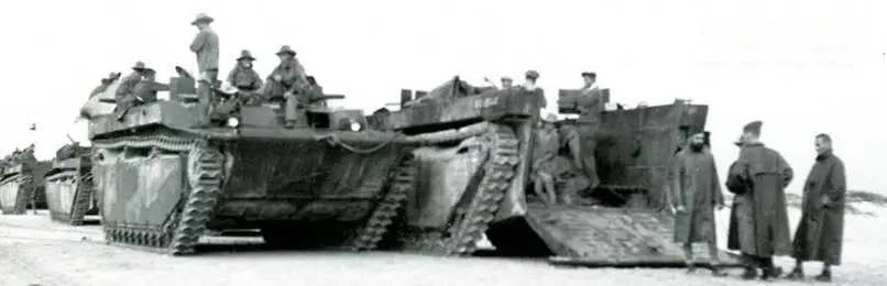 Вьетнамская война Машины амфибии LVT французского иностранного легиона 1945 - фото 13
