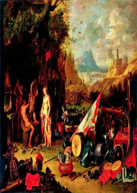 Картина Венера в кузнице Вулкана Художник Ян ван Кессель Старший 16261679 - фото 487