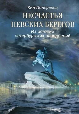 Ким Померанец Несчастья невских берегов. Из истории петербургских наводнений обложка книги