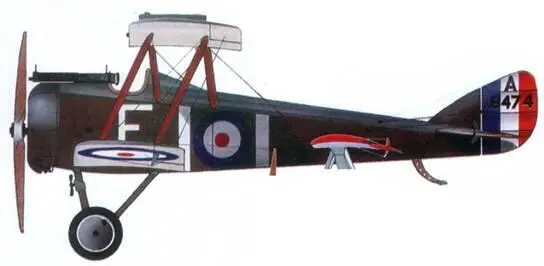 Английский истребитель DH5 А9474 41я эскадрилья 1917 год Германский - фото 109