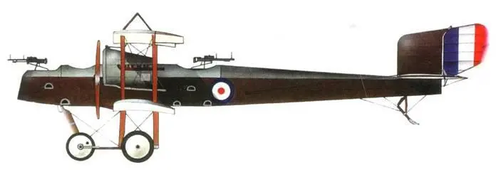 Английский эскортный истребитель Фейри F2 1916 год Английский - фото 118