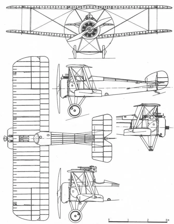 Sopwith F 1 CAMEL Существовала модификация ночного истребителя FlЗ и - фото 49