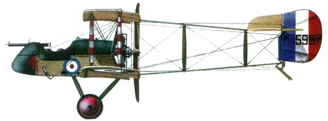 Английский истребитель DH2 5967 24я эскадрилья 1916 год Российский - фото 122