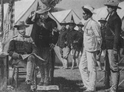 Допрос шпиона В В Верещагин 1901 г Генерал А Н Куропаткин военный - фото 37