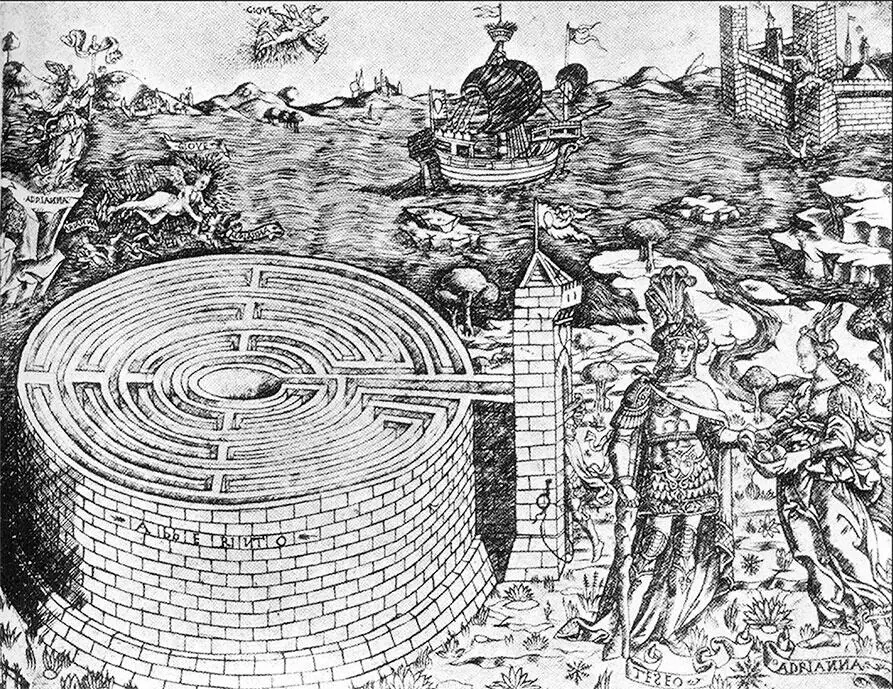 Рис 10 аЛабиринт Тесея написано АБЕРИНТО Рис 10 б Лабиринт Тесея - фото 13