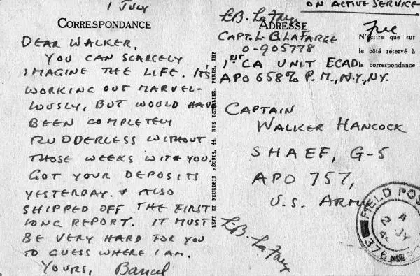 Открытка отправленная 1 июля 1944 года хранителем памятников капитаном - фото 21