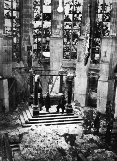 Ахен Германия октябрь 1944 г Картина разрушения представшая глазам - фото 29