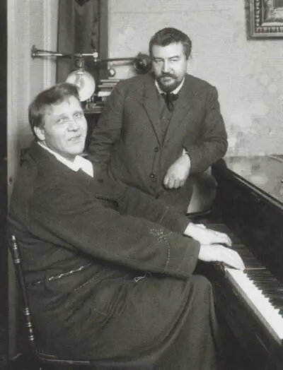 Ф И Шаляпин и А И Куприн 1911 г Участники Среды С Г Скиталец Л Н - фото 52