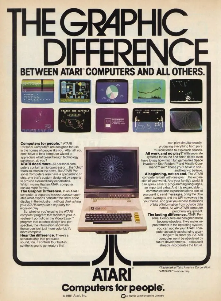 Atari производила и компьютеры Короче говоря к 1983 году ситуация напоминала - фото 6