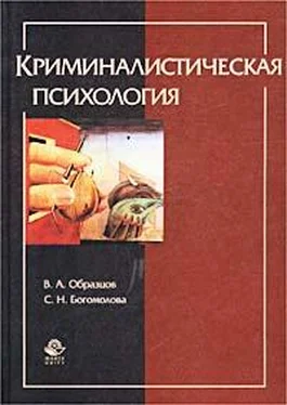 Виктор Образцов Криминалистическая психология обложка книги