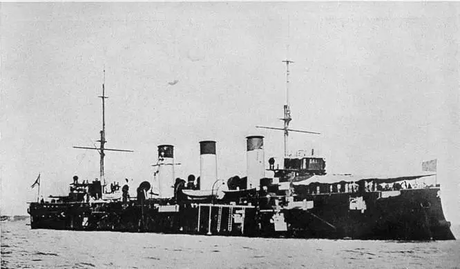 Courtesy Rear Admiral S Vosokhow CRUISER OLEG AFTER REPAIRS The white spots - фото 44