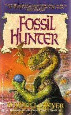 Robert Sawyer Fossil Hunter обложка книги