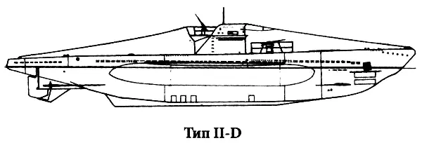 Лодки типа IIDвведены в строй в июне 1940 г Было построено 16 субмарин U137 - фото 3