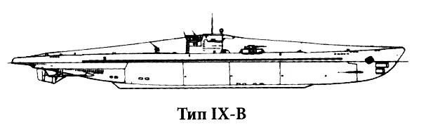 Лодки типа IXBво многом были идентичны субмаринам типа IXA отличаясь в - фото 8