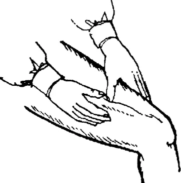 Рис 37 Пальцевое прижатие бедренной артерии 60 Для остановки - фото 36