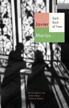 Javier Marias Dark Back of Time обложка книги