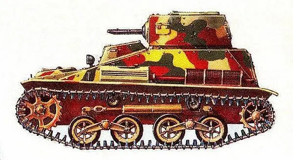 Малый танк 2594 ТК 2я отдельная лёгкая танковая рота Китай 1937 год - фото 45