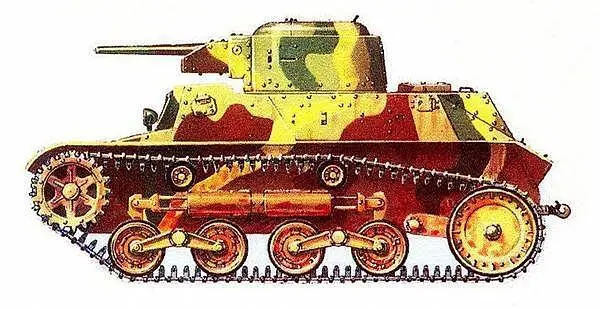 Малый танк 2597 ТЕКЕ Бирма март 1944 года Плавающий танк Тип 2 - фото 46