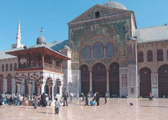 Мечеть Омайядов в Дамаске Сирия В ней находится гробница с головой Иоанна - фото 524