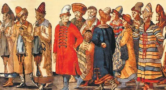 Немецкое изображение посольства князя Сугорского к Максимилиану II Правая - фото 546