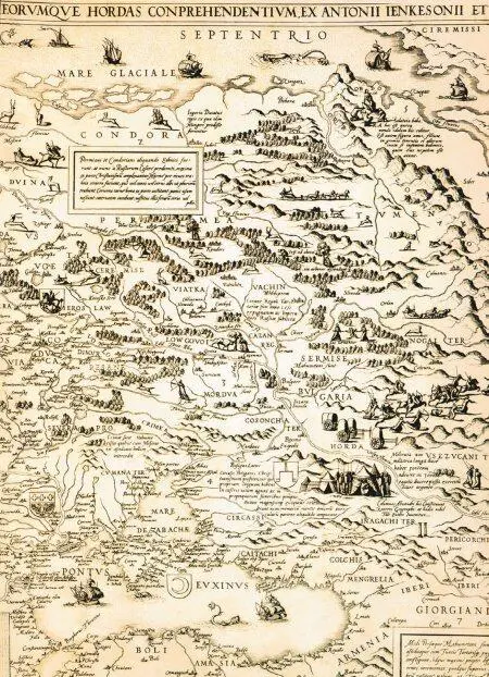 Старинная карта Руси якобы XVI века из книги Сигизмунда Герберштейна - фото 553