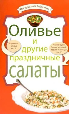 рецептов Сборник Оливье и другие праздничные салаты обложка книги