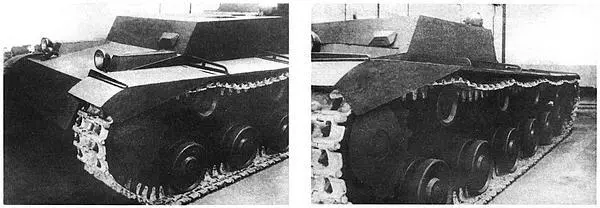 Деревянный макет 35тонного тягача на базе КВ Кировский завод февраль 1940 - фото 21