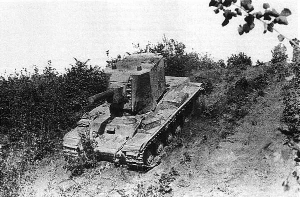 KB У1 спускается с горки Район Ленинграда июнь 1940 года Машина У1 - фото 31
