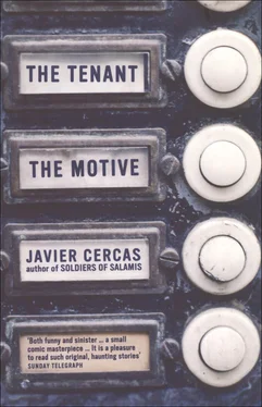 Javier Cercas The Tenant and The Motive обложка книги