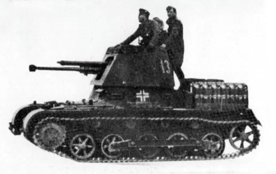 Самоходная установка с 47мм Pakt Моторизованные дивизии к сентябрю 1939 г - фото 8