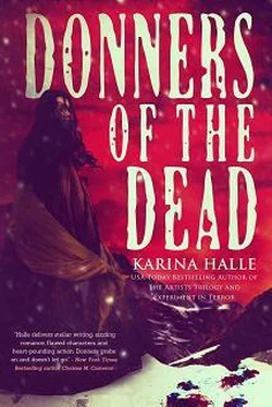 Karina Halle Donners of the Dead обложка книги
