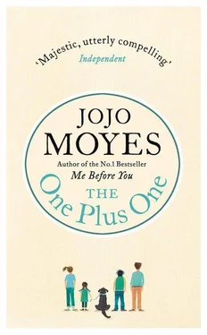 Jojo Moyes The One Plus One обложка книги