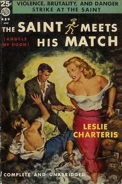 Leslie Charteris The Saint Meets His Match обложка книги