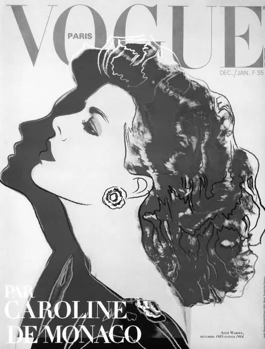 Принцесса Каролина Портрет Энди Уорхола для журнала VOGUE А потом Каролина - фото 120