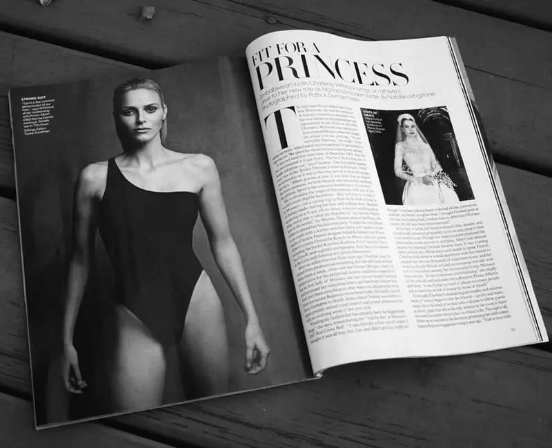 Принцесса Шарлен в журнале VOGUE Шарлин трижды пыталась сбежать из Монако В - фото 128