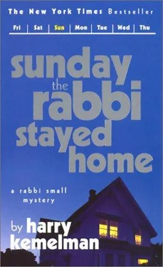 Harry Kemelman Sunday the Rabbi Stayed Home обложка книги