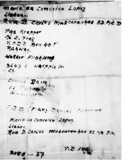 The handkerchief with secret writing that Dasch gave to Kerling Wartime photo - фото 14
