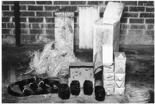 Sabotage boxes recovered from Ponte Vedra Beach Dasch escorted into the - фото 25