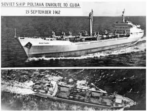 The Poltava photographed in September 1962 while transporting eight R12 - фото 32
