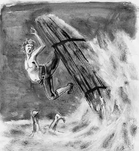 A swell in the ocean tipped the Swede into the freezing sea as he tried to - фото 5