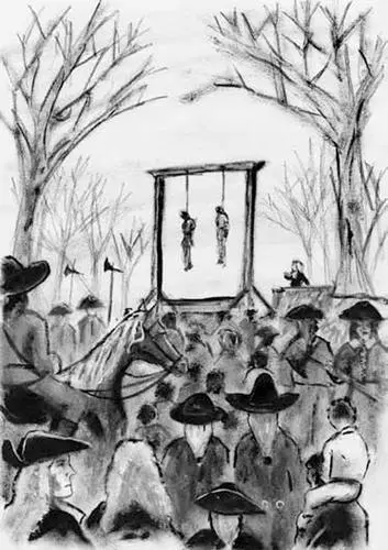 A Mr Miller was hanged alongside a highway robber for a violent assault - фото 16