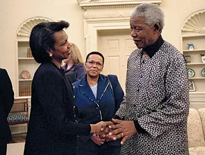 Greeting one of my personal heroes Nelson Mandela in the Oval Office The - фото 75
