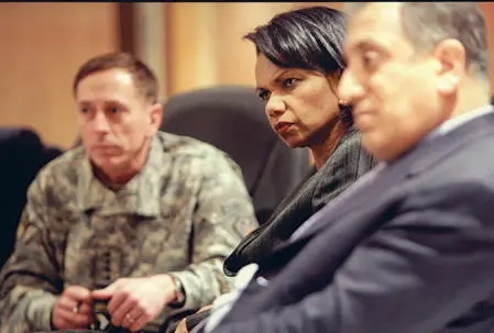 Meeting with our top military and civilian officials in Iraq General David - фото 103