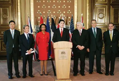 With my counterparts from the P51 countries the five permanent members of the - фото 119