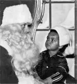 Here I am eyeing Santa Claus suspiciously A few years later when we went to - фото 18
