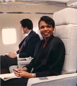I first flew aboard Air Force One while working for President George H W - фото 39