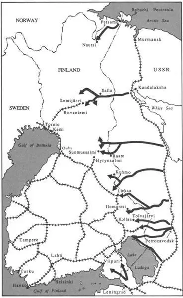2 Major Soviet Offensives of November 30December 1 Another raid this time by - фото 2