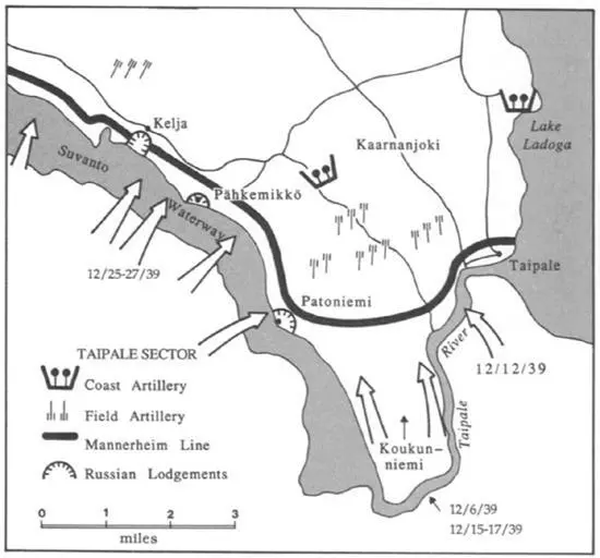 4 Russian Attacks on Taipale Peninsula December 1939 As soon as their first - фото 18