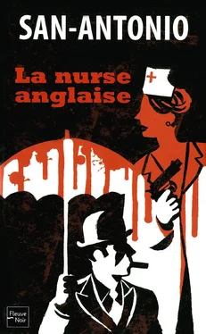 Frédéric Dard La nurse anglaise обложка книги